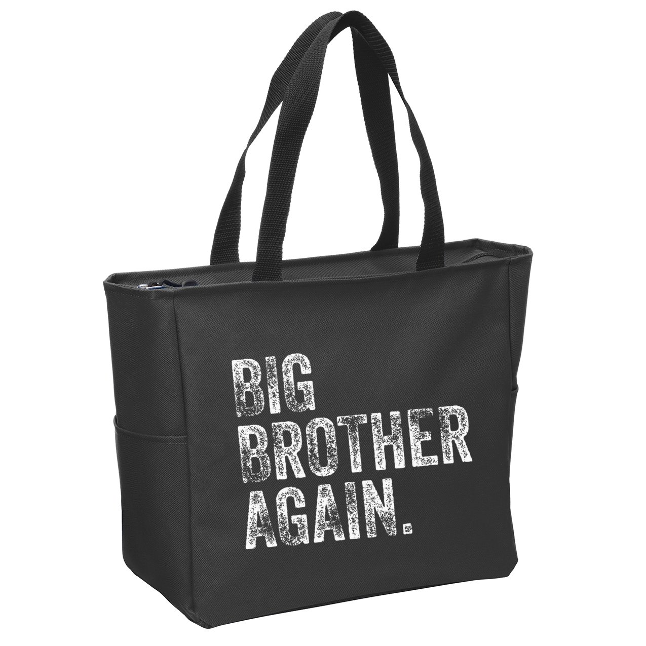 Big Brother Again Bro Promoted To Big Bro Zip Tote Bag