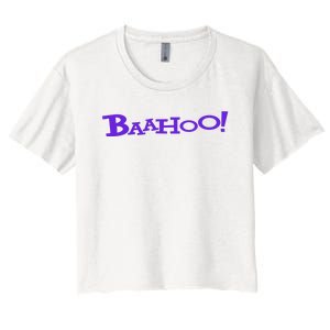 Baahoo! Women's Crop Top Tee