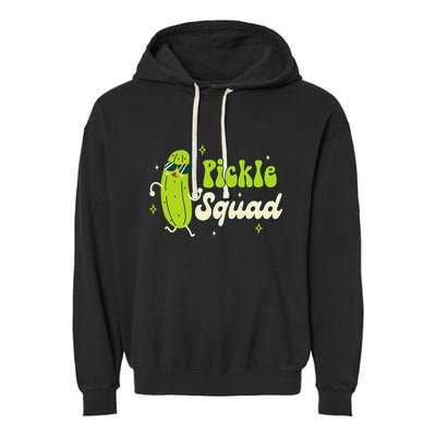 Bridesmaid Bride Babe Pickle Lover Bachelorette Pickle Squad Garment-Dyed Fleece Hoodie