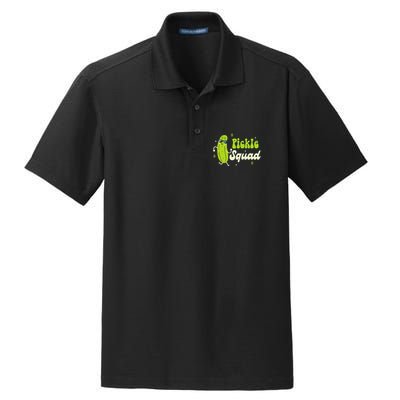 Bridesmaid Bride Babe Pickle Lover Bachelorette Pickle Squad Dry Zone Grid Polo