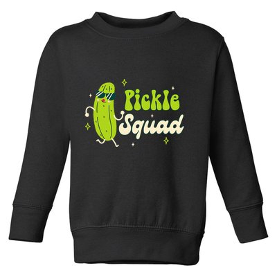 Bridesmaid Bride Babe Pickle Lover Bachelorette Pickle Squad Toddler Sweatshirt