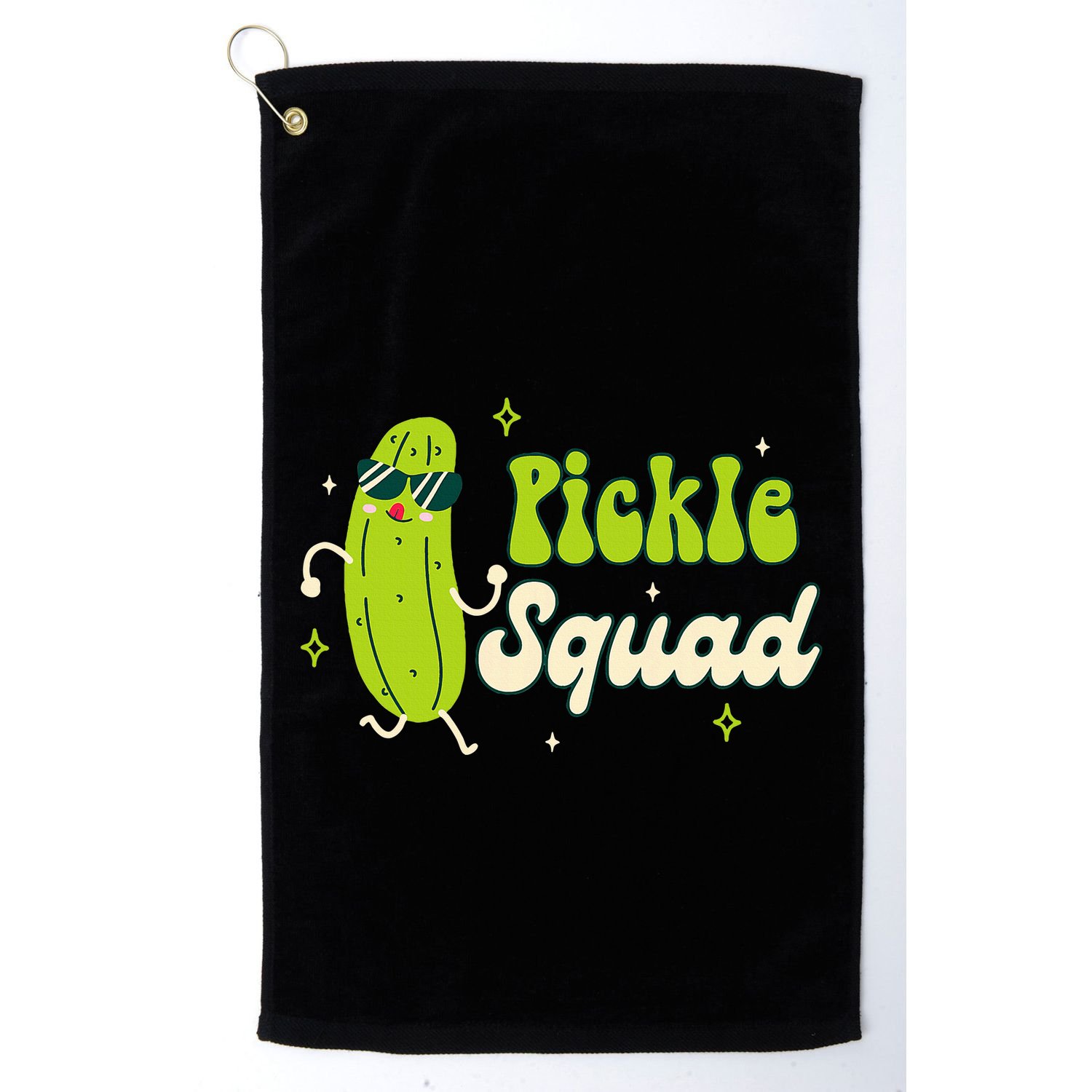 Bridesmaid Bride Babe Pickle Lover Bachelorette Pickle Squad Golf Towel
