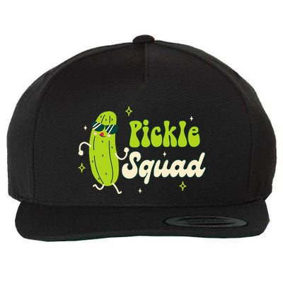 Bridesmaid Bride Babe Pickle Lover Bachelorette Pickle Squad Wool Snapback Cap