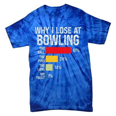 Bowling Bowler Bowling Player Lover Team Pun Tie-Dye T-Shirt