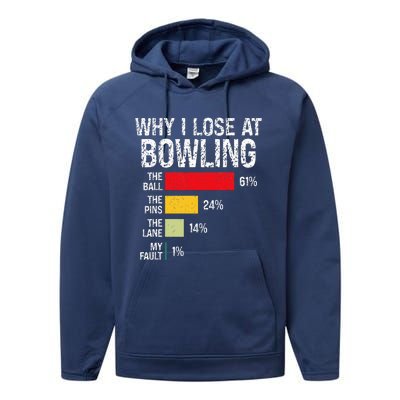 Bowling Bowler Bowling Player Lover Team Pun Performance Fleece Hoodie