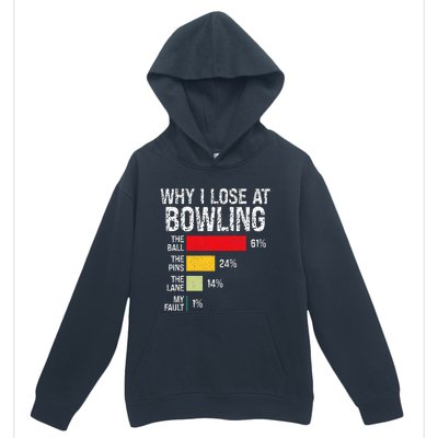 Bowling Bowler Bowling Player Lover Team Pun Urban Pullover Hoodie