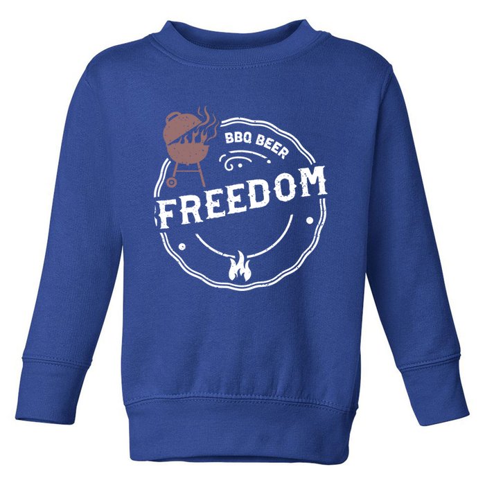 Beer: Bbq Beer Freedom Bbq Sayings Gift Toddler Sweatshirt