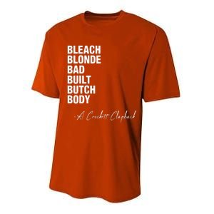 Bleach Blonde Bad Built Butch Body Performance Sprint T-Shirt