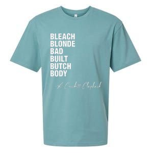 Bleach Blonde Bad Built Butch Body Sueded Cloud Jersey T-Shirt