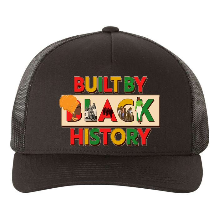 Built By Black History African American Culture Yupoong Adult 5-Panel Trucker Hat