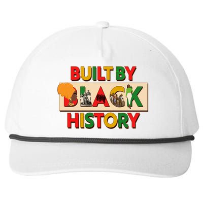 Built By Black History African American Culture Snapback Five-Panel Rope Hat