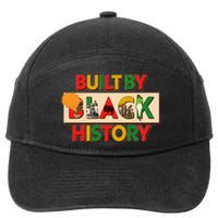 Built By Black History African American Culture 7-Panel Snapback Hat