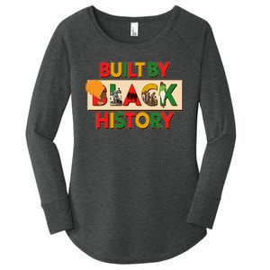 Built By Black History African American Culture Women's Perfect Tri Tunic Long Sleeve Shirt