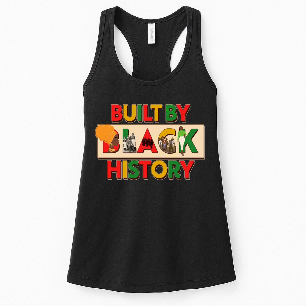 Built By Black History African American Culture Womens Tank Top