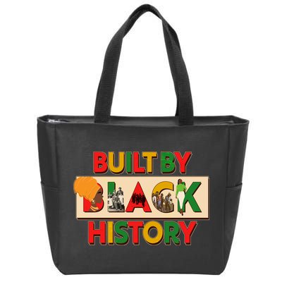 Built By Black History African American Culture Zip Tote Bag