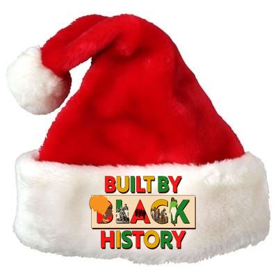 Built By Black History African American Culture Premium Christmas Santa Hat