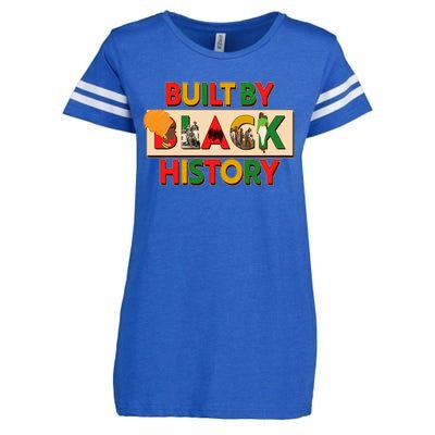 Built By Black History African American Culture Enza Ladies Jersey Football T-Shirt