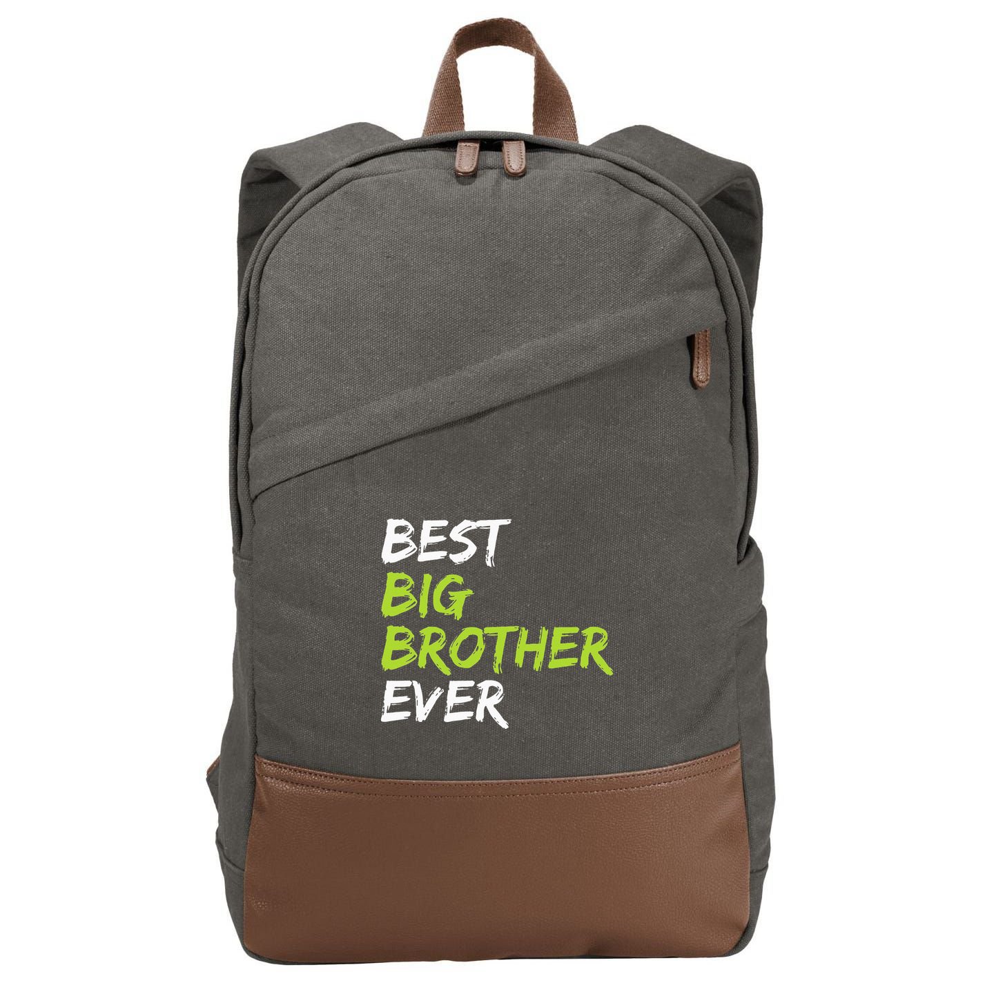 Best Big Brother Ever Cotton Canvas Backpack