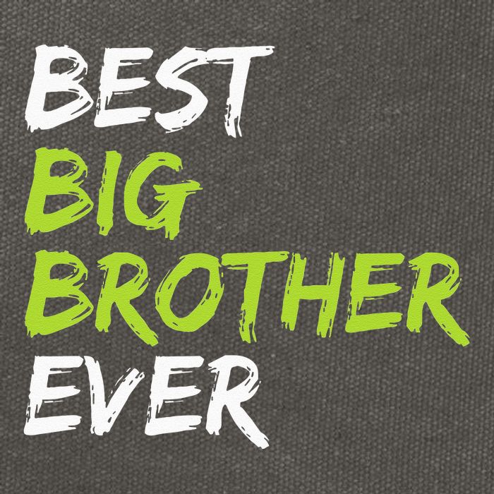 Best Big Brother Ever Cotton Canvas Backpack