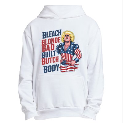 Bleach Blonde Bad Built Butch Body Urban Pullover Hoodie