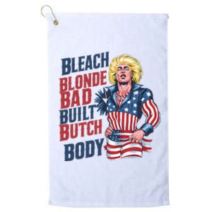 Bleach Blonde Bad Built Butch Body Platinum Collection Golf Towel