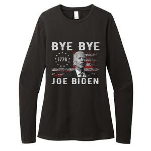 Bye Bye Biden Funny Anti Biden Election Drops Out Womens CVC Long Sleeve Shirt