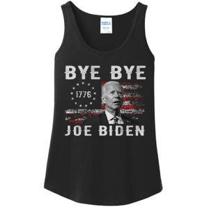 Bye Bye Biden Funny Anti Biden Election Drops Out Ladies Essential Tank