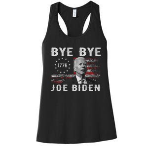 Bye Bye Biden Funny Anti Biden Election Drops Out Women's Racerback Tank