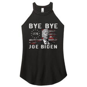 Bye Bye Biden Funny Anti Biden Election Drops Out Women's Perfect Tri Rocker Tank