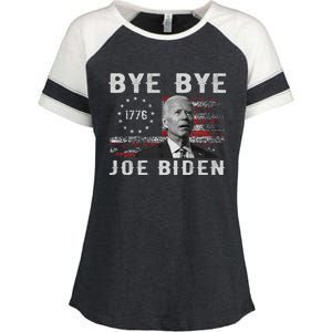 Bye Bye Biden Funny Anti Biden Election Drops Out Enza Ladies Jersey Colorblock Tee