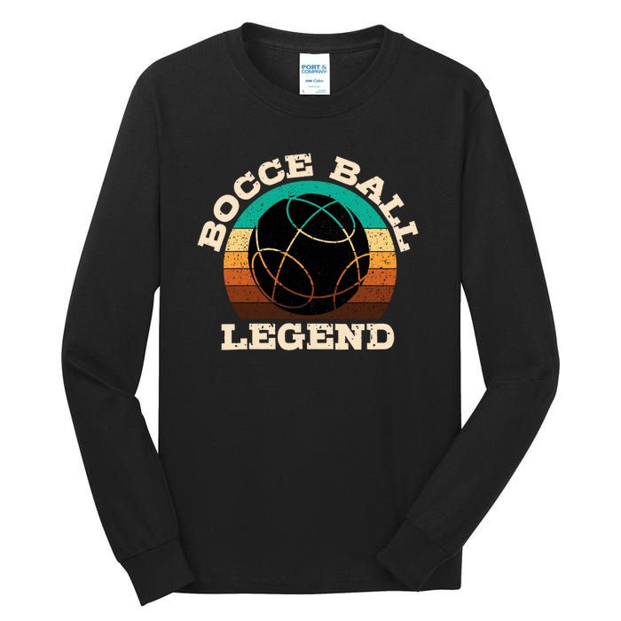 Bocce Ball Boccie Lover Tall Long Sleeve T-Shirt