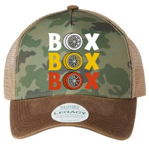 Box Box Box Formula Racing Radio Pit Box Box Box Legacy Tie Dye Trucker Hat