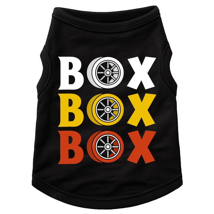 Box Box Box Formula Racing Radio Pit Box Box Box Doggie Tank