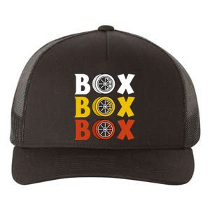 Box Box Box Formula Racing Radio Pit Box Box Box Yupoong Adult 5-Panel Trucker Hat