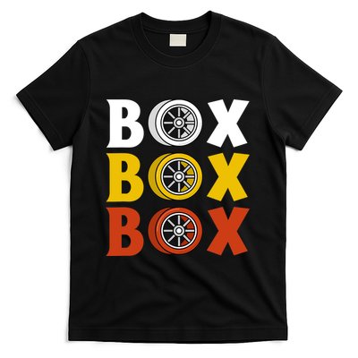Box Box Box Formula Racing Radio Pit Box Box Box T-Shirt