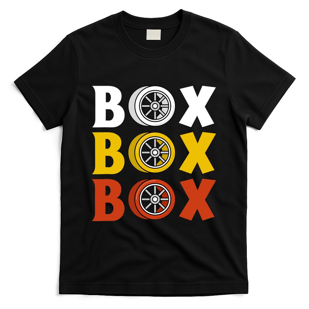 Box Box Box Formula Racing Radio Pit Box Box Box T-Shirt