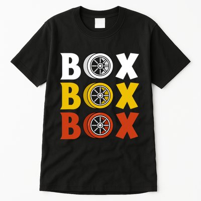 Box Box Box Formula Racing Radio Pit Box Box Box Tall T-Shirt
