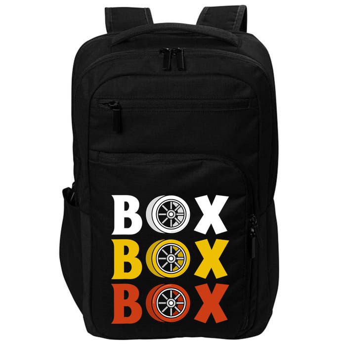 Box Box Box Formula Racing Radio Pit Box Box Box Impact Tech Backpack