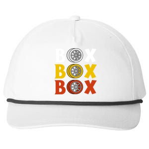 Box Box Box Formula Racing Radio Pit Box Box Box Snapback Five-Panel Rope Hat