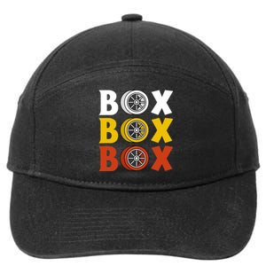 Box Box Box Formula Racing Radio Pit Box Box Box 7-Panel Snapback Hat