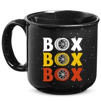Box Box Box Formula Racing Radio Pit Box Box Box 15oz Campfire Ceramic Mug