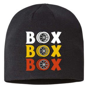 Box Box Box Formula Racing Radio Pit Box Box Box Sustainable Beanie