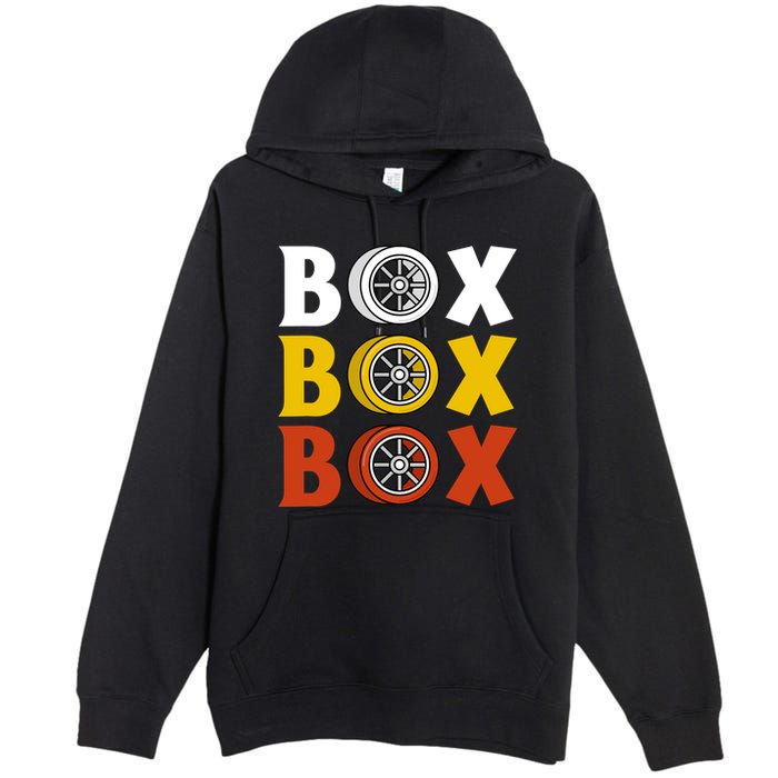 Box Box Box Formula Racing Radio Pit Box Box Box Premium Pullover Hoodie