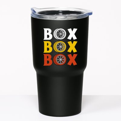 Box Box Box Formula Racing Radio Pit Box Box Box Tumbler