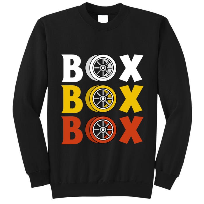 Box Box Box Formula Racing Radio Pit Box Box Box Tall Sweatshirt
