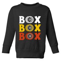 Box Box Box Formula Racing Radio Pit Box Box Box Toddler Sweatshirt