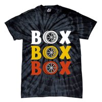 Box Box Box Formula Racing Radio Pit Box Box Box Tie-Dye T-Shirt