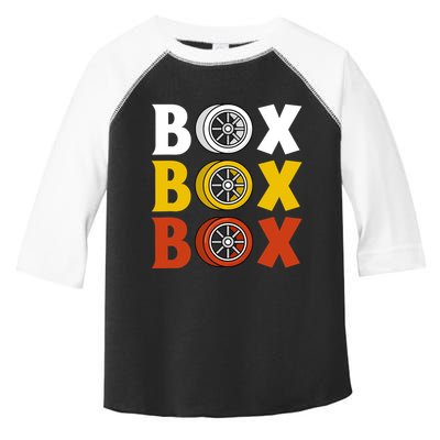 Box Box Box Formula Racing Radio Pit Box Box Box Toddler Fine Jersey T-Shirt