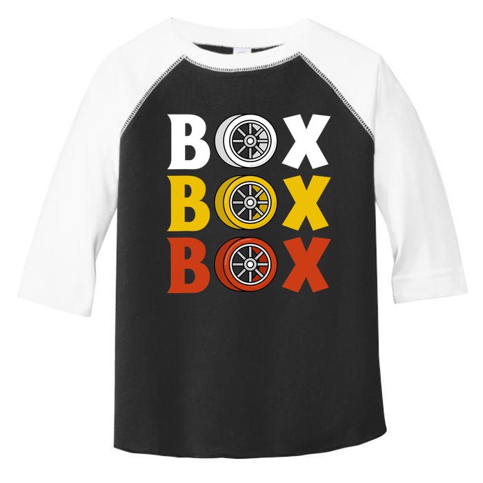 Box Box Box Formula Racing Radio Pit Box Box Box Toddler Fine Jersey T-Shirt