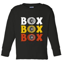 Box Box Box Formula Racing Radio Pit Box Box Box Toddler Long Sleeve Shirt